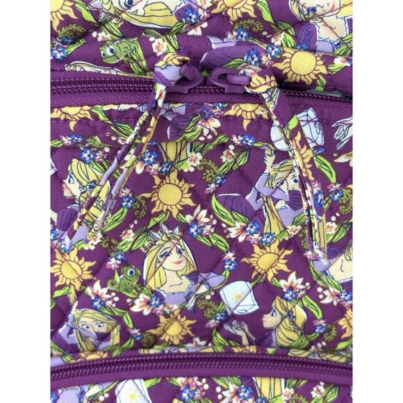 Vera Bradley Rapunzel Climbing Ivy Essential Large Backpack Bag Charm Set NWT main image 13
